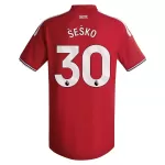 Günstige Manchester United Sesko 30 Herrentrikot Heim 2026/27 Kurzarm