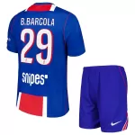 Günstige Paris Saint-Germain Bradley Barcola 29 Kindertrikot Heim 2026/27 Kurzarm