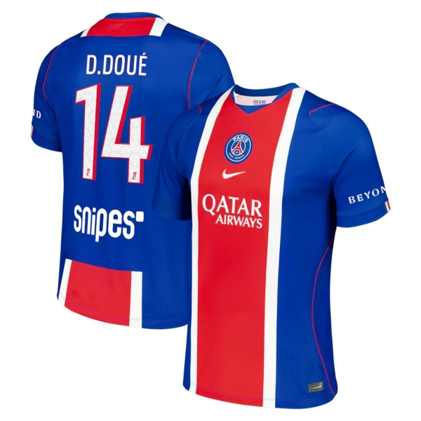 Günstige Paris Saint-Germain Desire Doue 14 Herrentrikot Heim 2026/27 Kurzarm