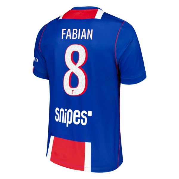 Günstige Paris Saint-Germain Fabian 8 Herrentrikot Heim 2026/27 Kurzarm
