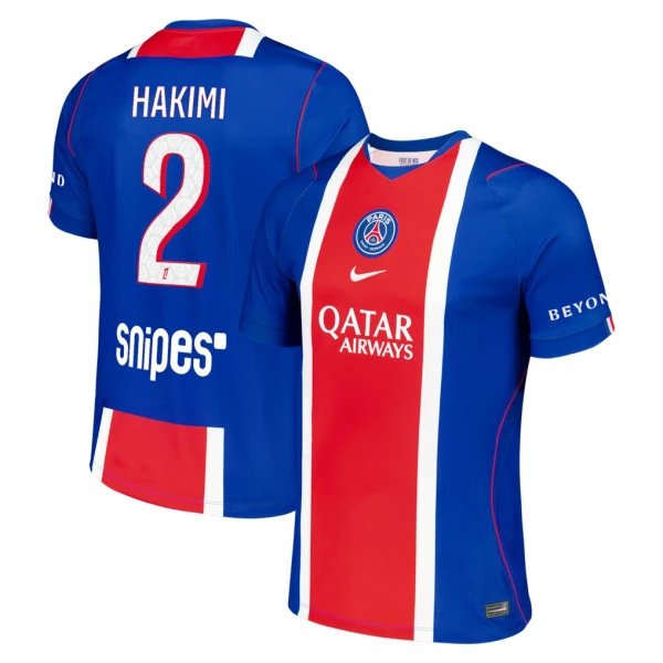 Günstige Paris Saint-Germain Hakimi 2 Herrentrikot Heim 2026/27 Kurzarm