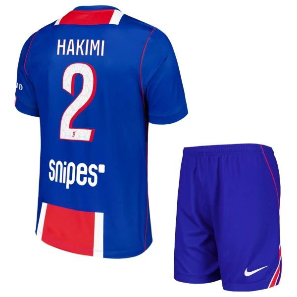 Günstige Paris Saint-Germain Hakimi 2 Kindertrikot Heim 2026/27 Kurzarm Günstige Paris Saint-Germain Hakimi 2 Kindertrikot Heim 2026/27 Kurzarm