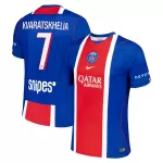 Günstige Paris Saint-Germain Kvaratskhelia 7 Herrentrikot Heim 2026/27 Kurzarm