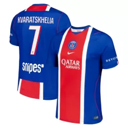 Günstige Paris Saint-Germain Kvaratskhelia 7 Herrentrikot Heim 2026/27 Kurzarm