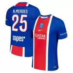 Günstige Paris Saint-Germain Nuno Mendes 25 Herrentrikot Heim 2026/27 Kurzarm