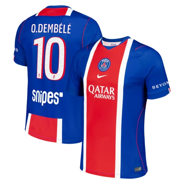 Günstige Paris Saint-Germain O. Dembele 10 Herrentrikot Heim 2026/27 Kurzarm
