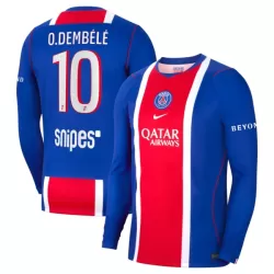 Günstige Paris Saint-Germain O. Dembele 10 Herrentrikot Heim 2026/27 Langarm