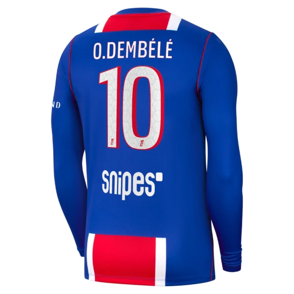 Günstige Paris Saint-Germain O. Dembele 10 Herrentrikot Heim 2026/27 Langarm