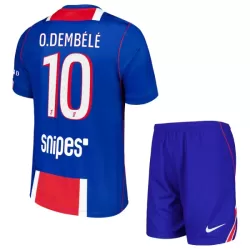 Günstige Paris Saint-Germain O. Dembele 10 Kindertrikot Heim 2026/27 Kurzarm