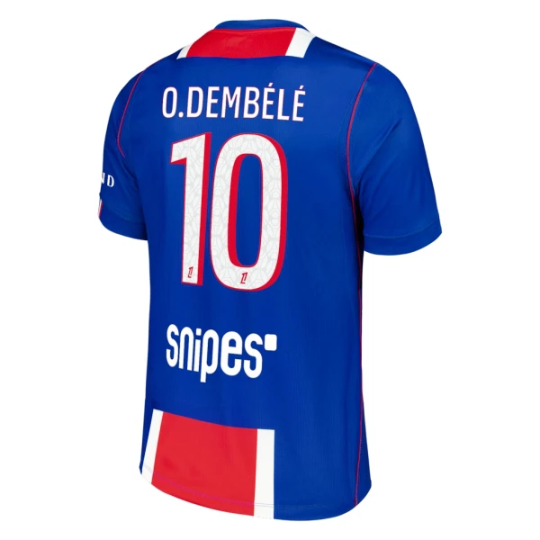 Günstige Paris Saint-Germain O. Dembele 10 Kindertrikot Heim 2026/27 Kurzarm