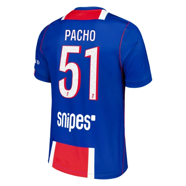 Günstige Paris Saint-Germain Pacho 51 Herrentrikot Heim 2026/27 Kurzarm