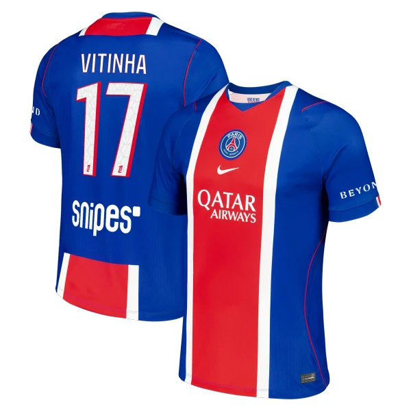 Günstige Paris Saint-Germain Vitinha 17 Herrentrikot Heim 2026/27 Kurzarm