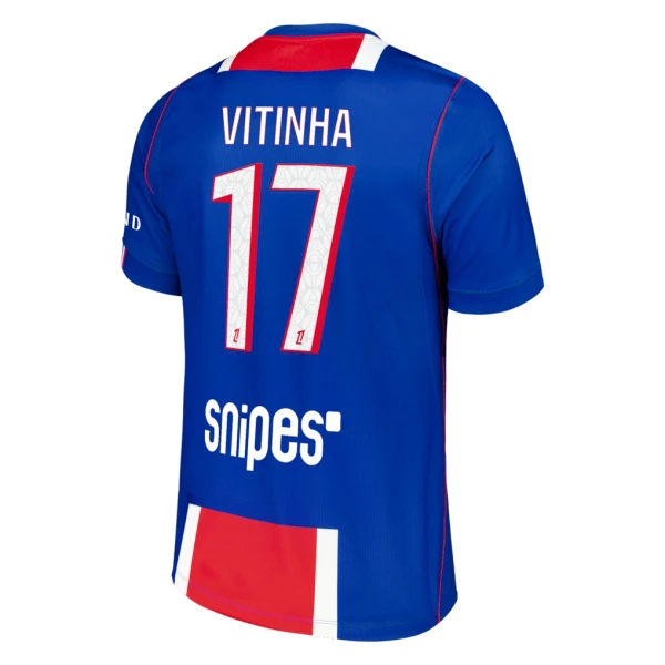 Günstige Paris Saint-Germain Vitinha 17 Herrentrikot Heim 2026/27 Kurzarm
