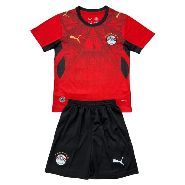 Günstige Ägypten Kindertrikot Heim WM 2026 Kurzarm