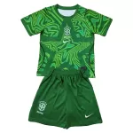Günstige Brasilien Torwart Kindertrikot Heim WM 2026 Kurzarm Grüne