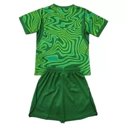 Günstige Brasilien Torwart Kindertrikot Heim WM 2026 Kurzarm Grüne