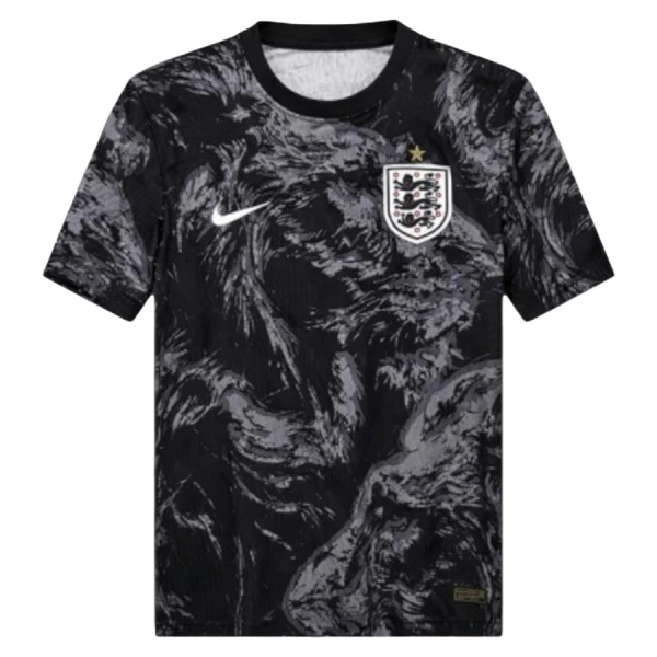 Günstige England Pre-Match Herrentrikot WM 2026 Kurzarm Schwarze Günstige England Pre-Match Herrentrikot WM 2026 Kurzarm Schwarze
