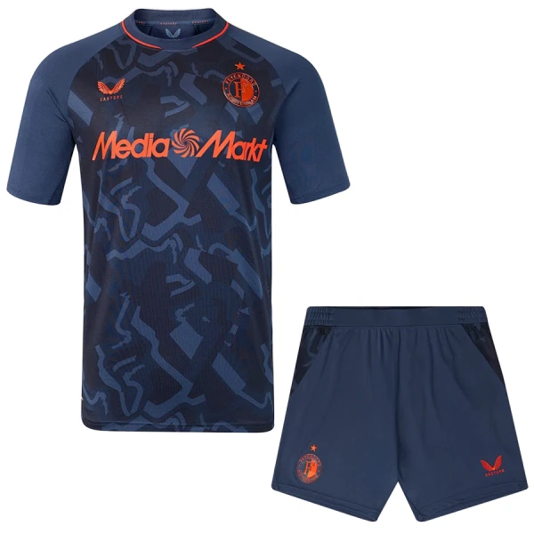 Günstige Feyenoord Kindertrikot Ausweich 2026/27 Kurzarm