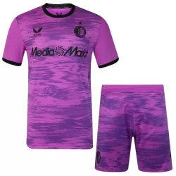 Günstige Feyenoord Torwart Kindertrikot 2026/27 Kurzarm Lila