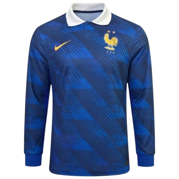 Günstige Frankreich Herrentrikot Heim WM 2026 Langarm