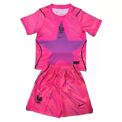 Günstige Frankreich Torwart Kindertrikot Auswärts WM 2026 Kurzarm