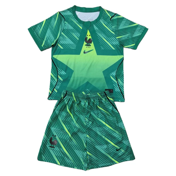 Günstige Frankreich Torwart Kindertrikot Ausweich WM 2026 Kurzarm Günstige Frankreich Torwart Kindertrikot Ausweich WM 2026 Kurzarm