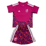 Günstige Mexiko Torwart Kindertrikot Heim WM 2026 Kurzarm