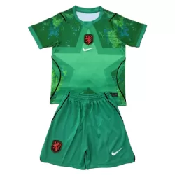 Günstige Niederlande Torwart Kindertrikot Auswärts WM 2026 Kurzarm