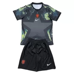 Günstige Niederlande Torwart Kindertrikot Heim WM 2026 Kurzarm