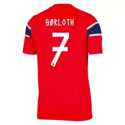 Günstige Norwegen Sorloth 7 Herrentrikot Heim WM 2026 Kurzarm