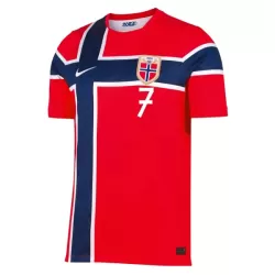 Günstige Norwegen Sorloth 7 Herrentrikot Heim WM 2026 Kurzarm
