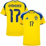 Günstige Schweden Gyokeres 17 Herrentrikot Heim WM 2026 Kurzarm