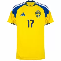 Günstige Schweden Gyokeres 17 Herrentrikot Heim WM 2026 Kurzarm