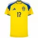 Günstige Schweden Gyokeres 17 Herrentrikot Heim WM 2026 Kurzarm