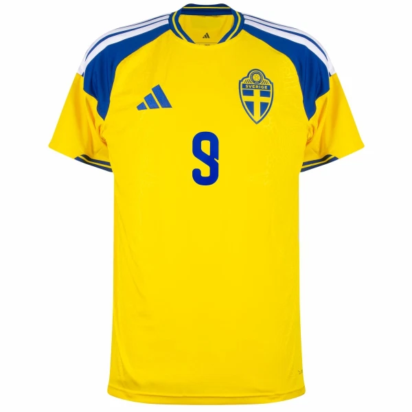 Günstige Schweden Isak 9 Herrentrikot Heim WM 2026 Kurzarm