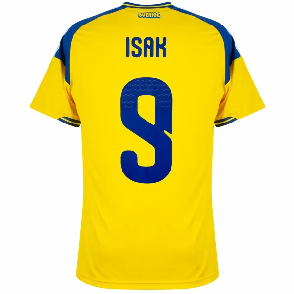 Günstige Schweden Isak 9 Herrentrikot Heim WM 2026 Kurzarm