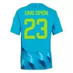 Günstige Spanien Unai Simon 23 Torwart Herrentrikot WM 2026 Kurzarm