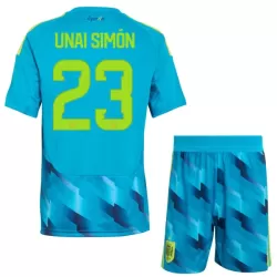 Günstige Spanien Unai Simon 23 Torwart Kindertrikot WM 2026 Kurzarm