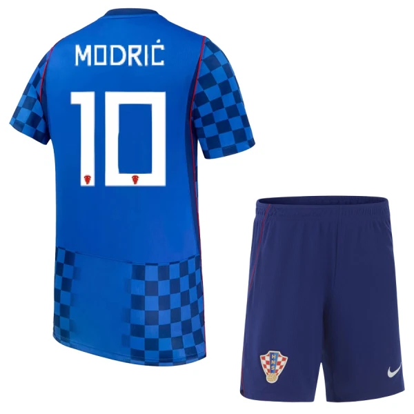 Günstige Kroatien Modrić 10 Kindertrikot Auswärts WM 2026 Kurzarm Günstige Kroatien Modrić 10 Kindertrikot Auswärts WM 2026 Kurzarm