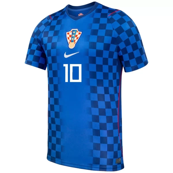 Günstige Kroatien Modrić 10 Kindertrikot Auswärts WM 2026 Kurzarm