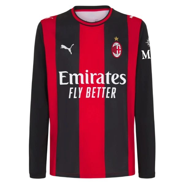 Günstige AC Mailand Herrentrikot Heim 2026/27 Langarm