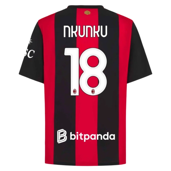 Günstige AC Mailand Nkunku 18 Herrentrikot Heim 2026/27 Kurzarm
