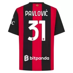 Günstige AC Mailand Pavlovic 31 Herrentrikot Heim 2026/27 Kurzarm