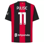 Günstige AC Mailand Pulisic 11 Herrentrikot Heim 2026/27 Kurzarm