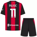 Günstige AC Mailand Pulisic 11 Kindertrikot Heim 2026/27 Kurzarm