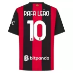 Günstige AC Mailand Rafael Leao 10 Herrentrikot Heim 2026/27 Kurzarm