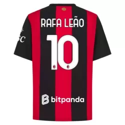 Günstige AC Mailand Rafael Leao 10 Herrentrikot Heim 2026/27 Kurzarm Günstige AC Mailand Rafael Leao 10 Herrentrikot Heim 2026/27 Kurzarm