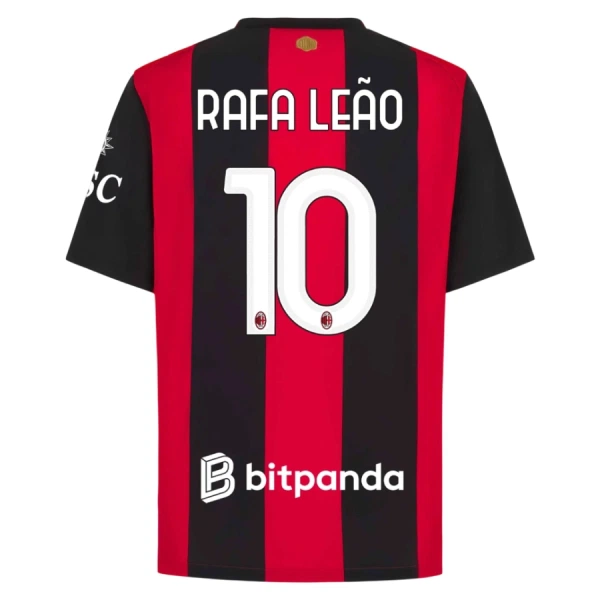 Günstige AC Mailand Rafael Leao 10 Herrentrikot Heim 2026/27 Kurzarm