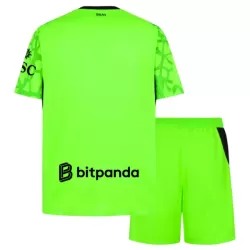 Günstige AC Mailand Torwart Kindertrikot Ausweich 2026/27 Kurzarm
