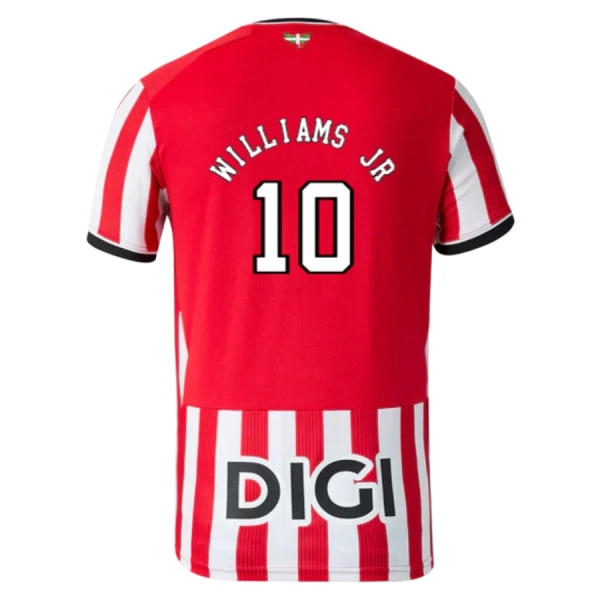 Günstige Athletic Bilbao Williams JR 10 Herrentrikot Heim 2026/27 Kurzarm